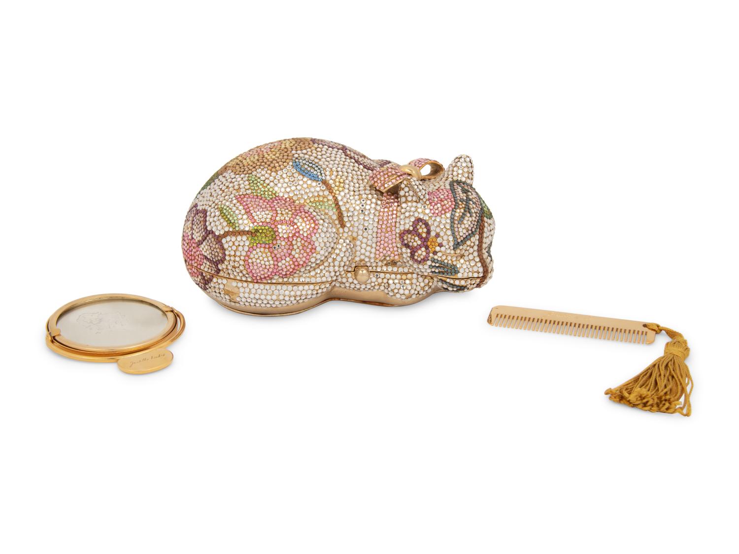 Judith Leiber Cat Minaudière, 1984