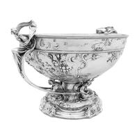 A Large Martelé Silver Punch Bowl Made for the 1904 Louisiana Purchase Exposition in St. Louis