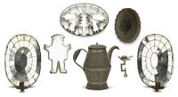 Group of tinware items 19th century