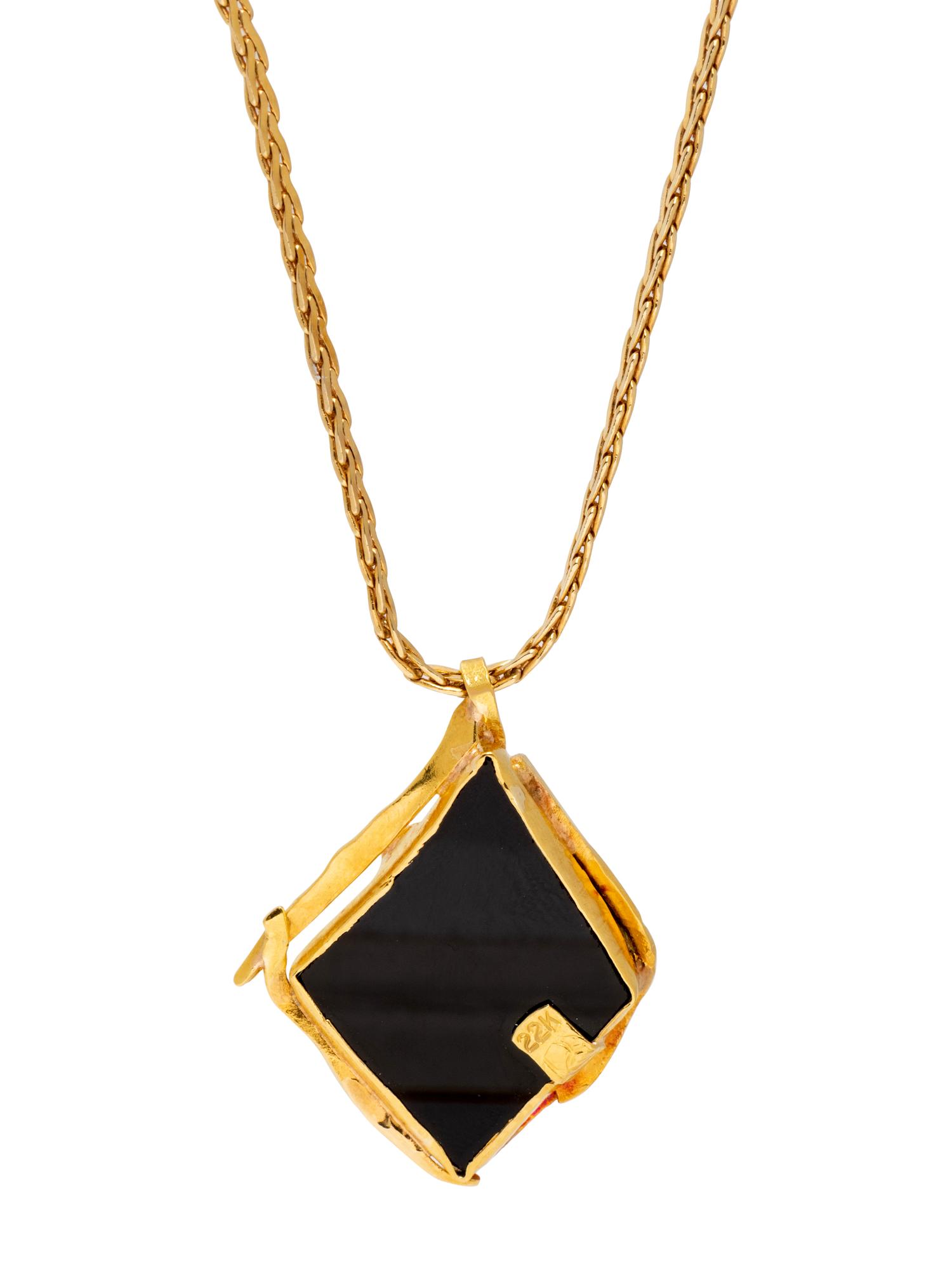 ROSS COPPELMAN, COLLECTION OF YELLOW GOLD, ONYX AND DIAMOND JEWELRY