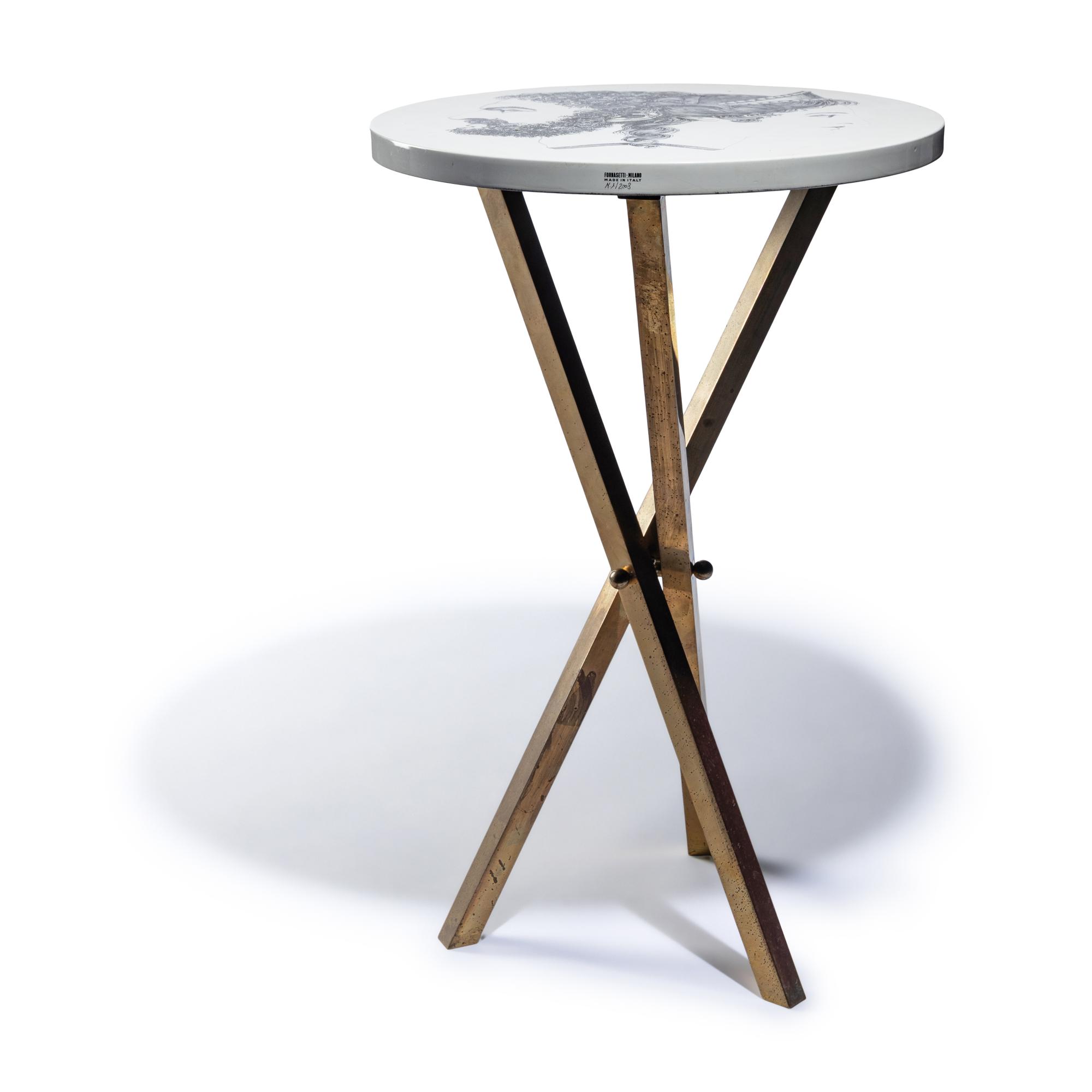 Piero Fornasetti (Italian, 1913-1988) — 'Giano Bifronte ' Side Table