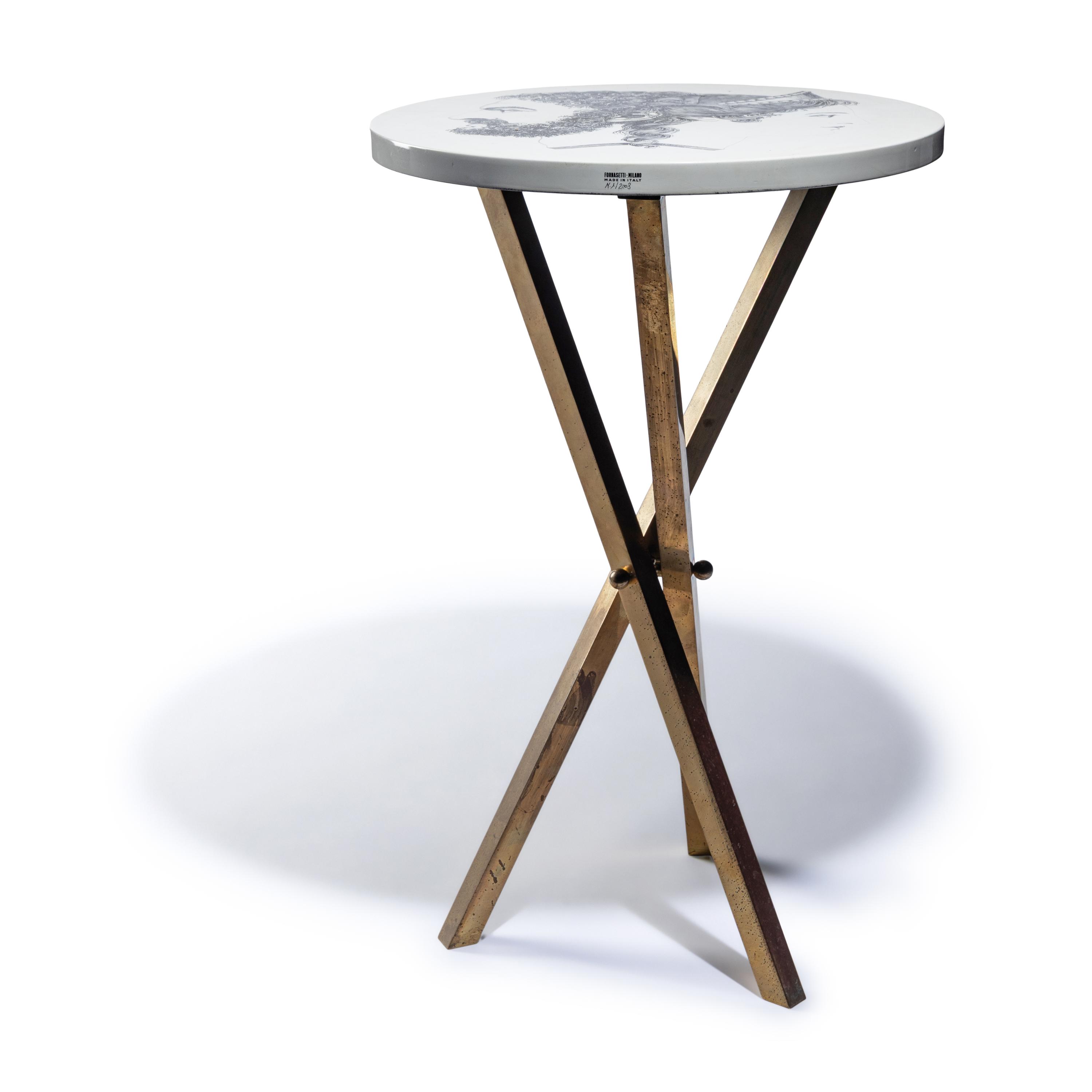 Piero Fornasetti (Italian, 1913-1988) — 'Giano Bifronte ' Side Table