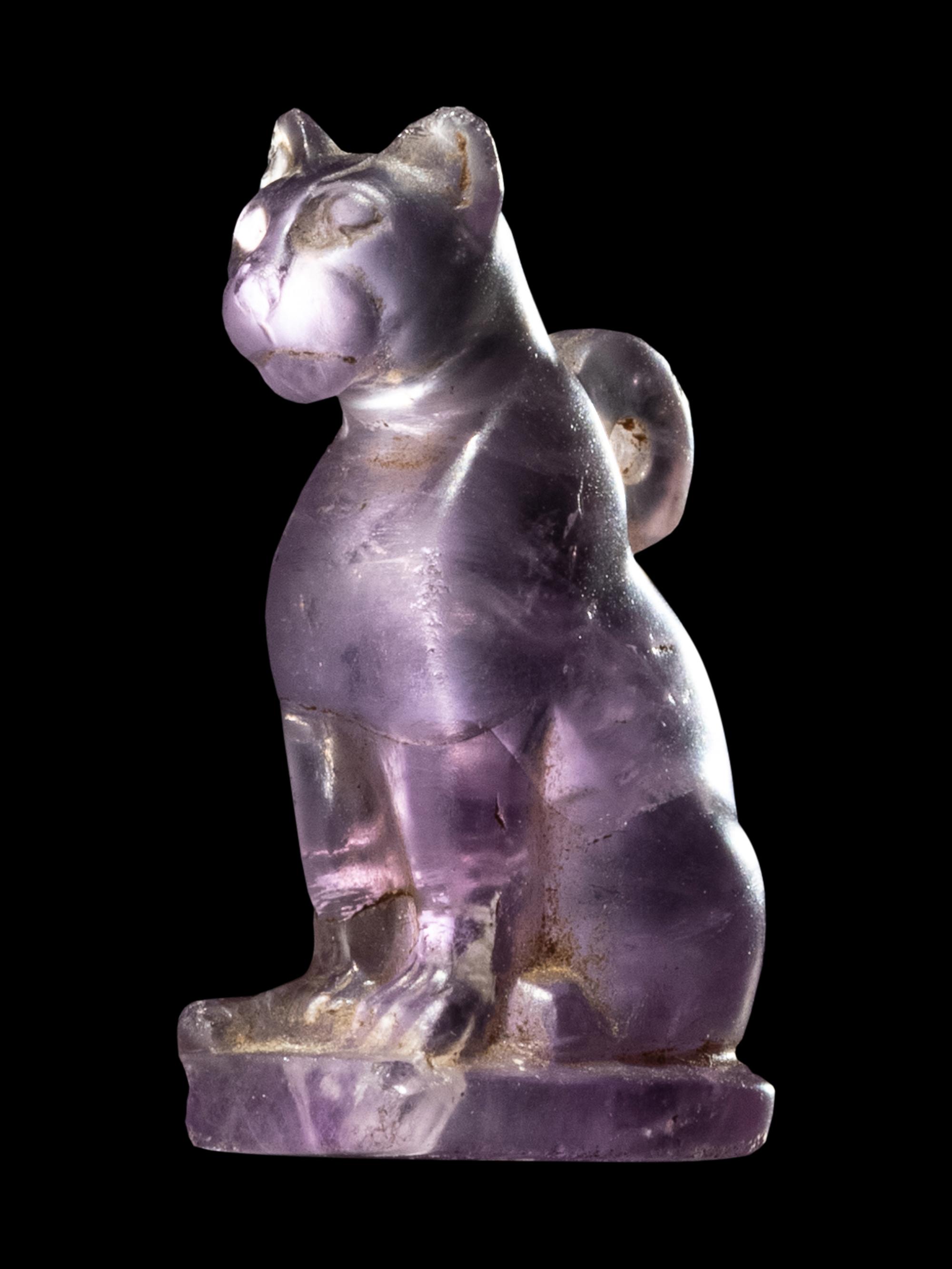 An Egyptian Amethyst Cat