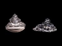 A Silver Mounted Rock Crystal Desk Set