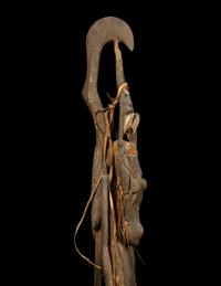 An Oceanic Wood Standing Figure
