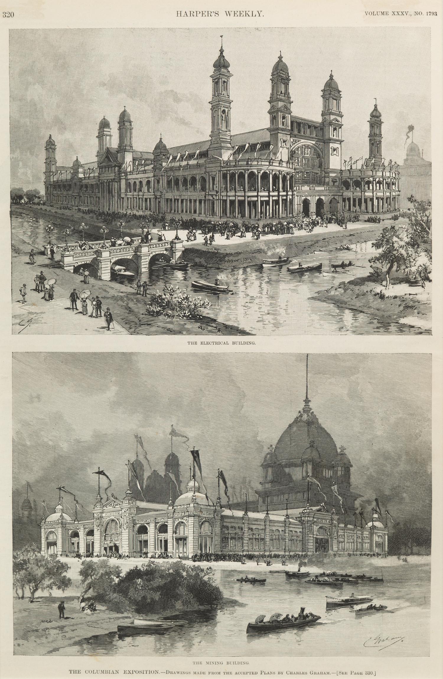[HARPER'S WEEKLY]. A group of approximately 20 Harper's Weekly steel engravings.