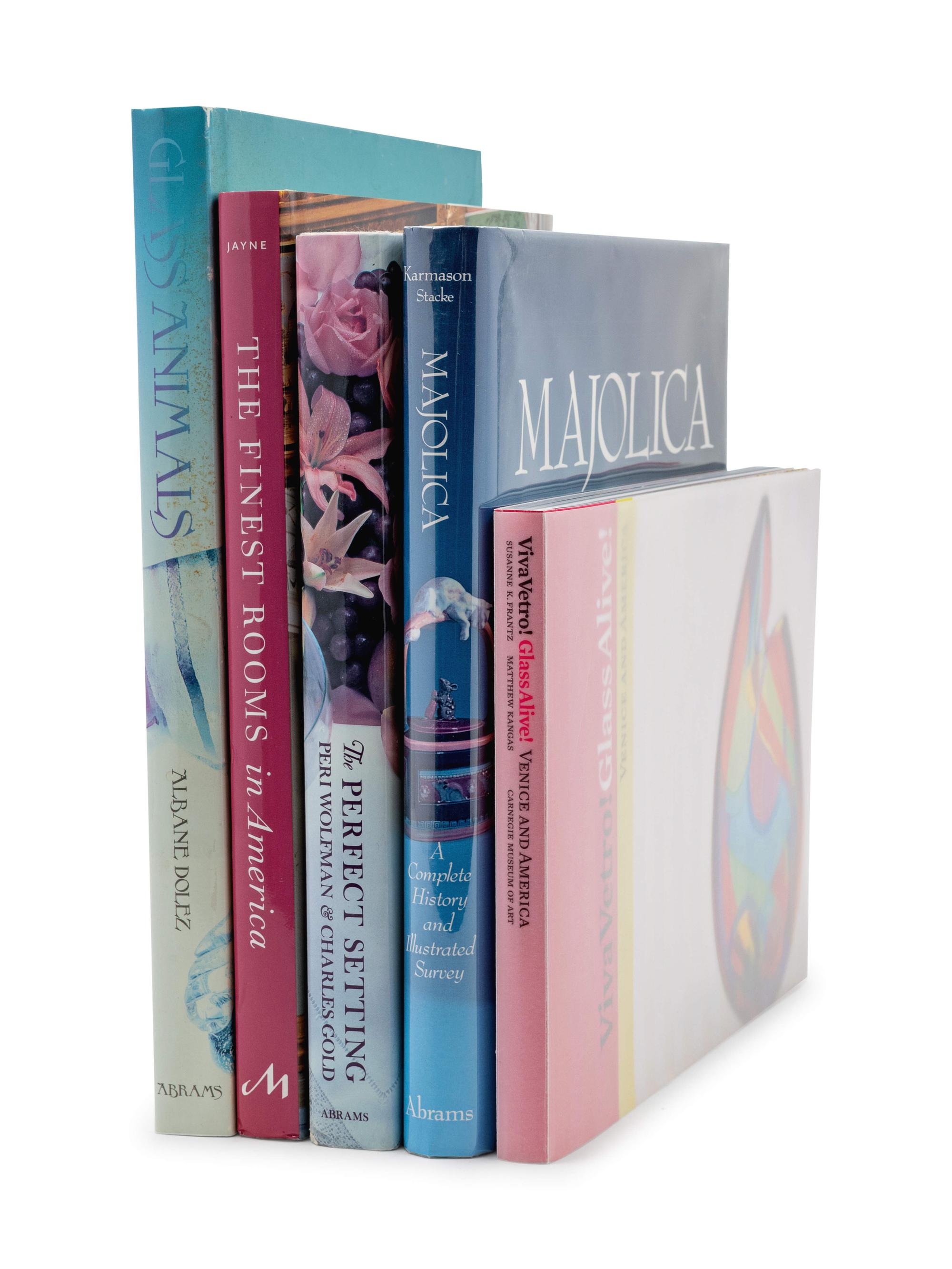 A Group of Five Reference Works Relating to Furniture and Decorative Arts