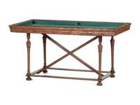 A George III Turned Oak Quarter-Size Billiards Table