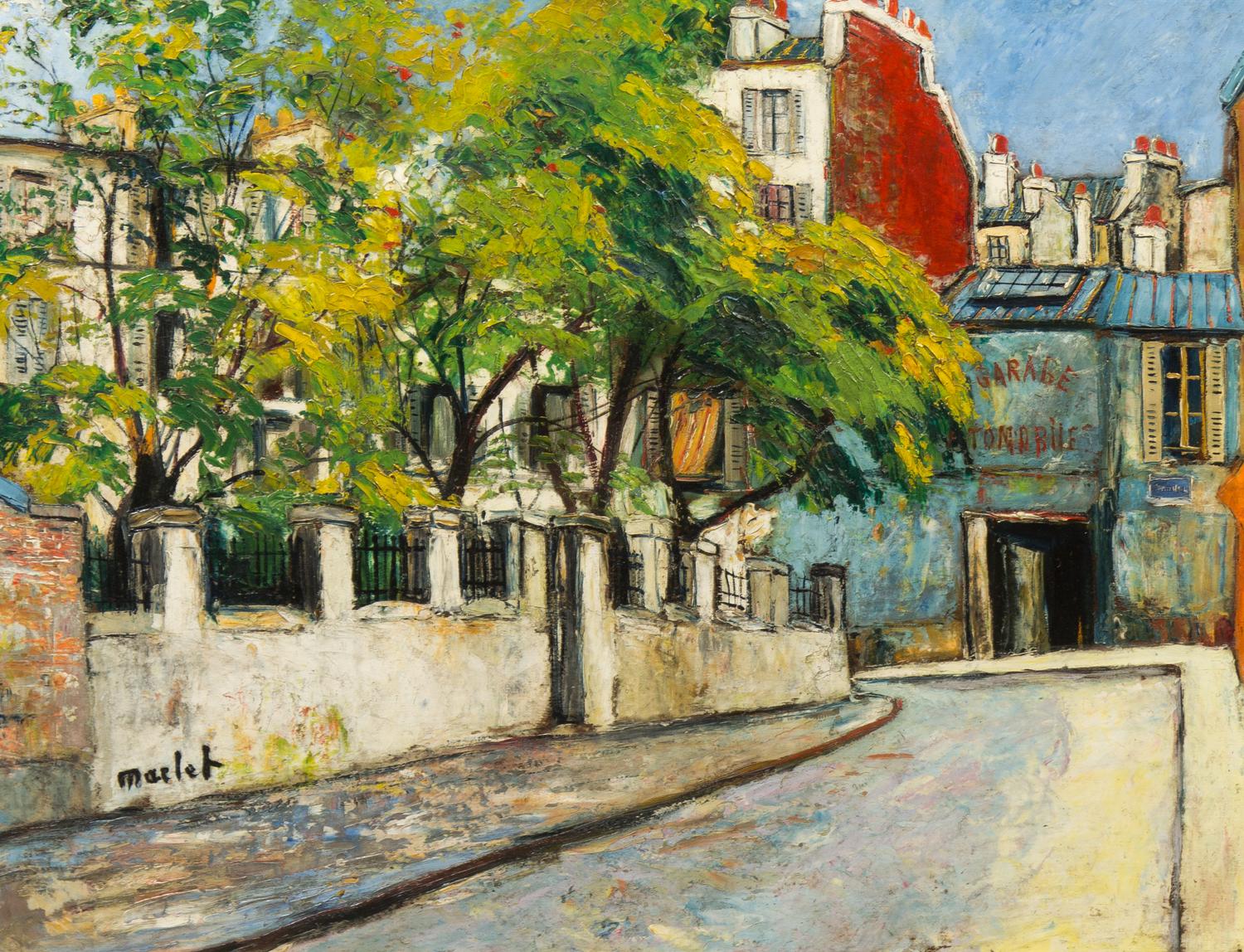 Elisee Maclet, (French, 1881-1962), French Street Scene