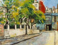 Elisee Maclet, (French, 1881-1962), French Street Scene