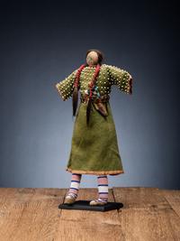 Crow Beaded Doll
