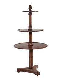 A George III Gothic Style Mahogany Dumbwaiter in the Style of Ince and Mayhew