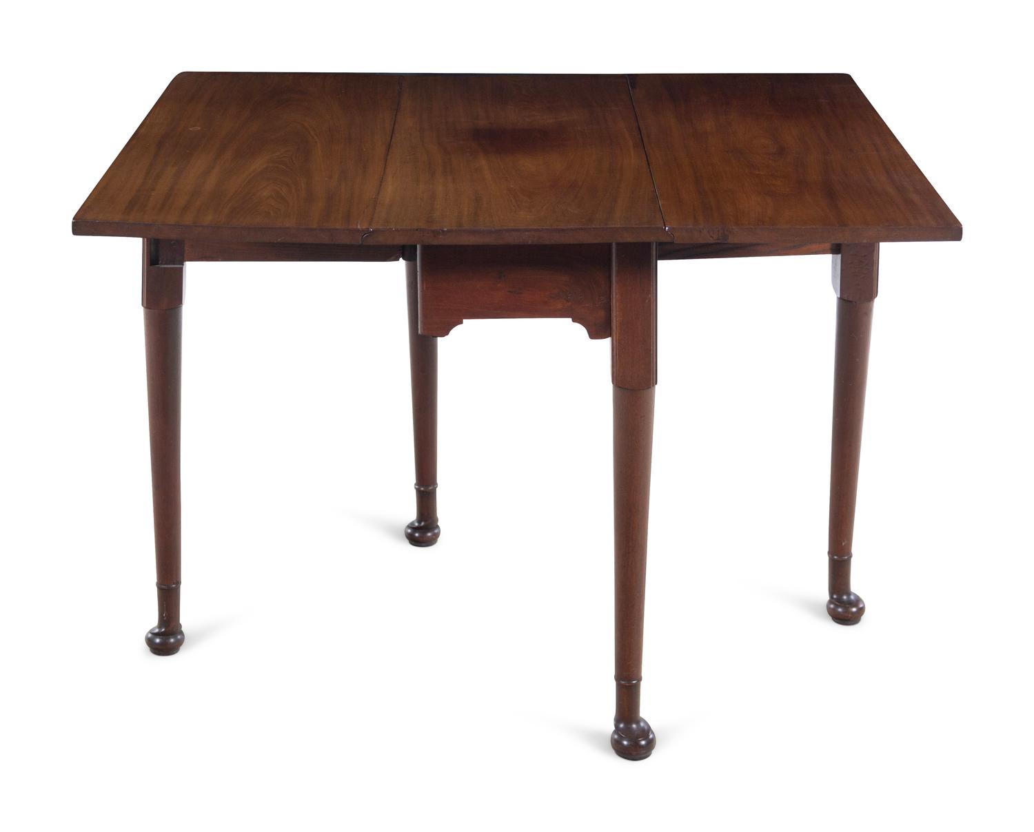 A George III Mahogany Drop-Leaf Table