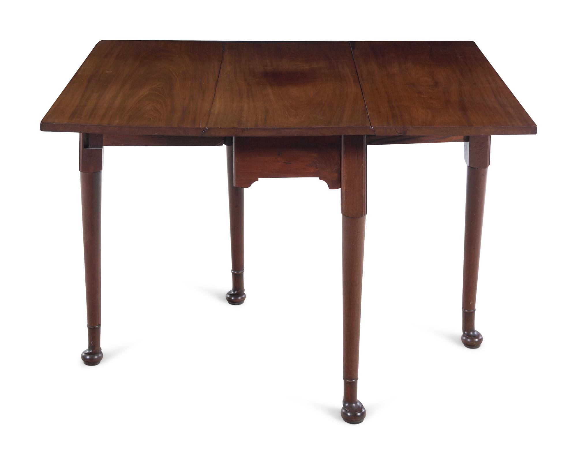 A George III Mahogany Drop-Leaf Table
