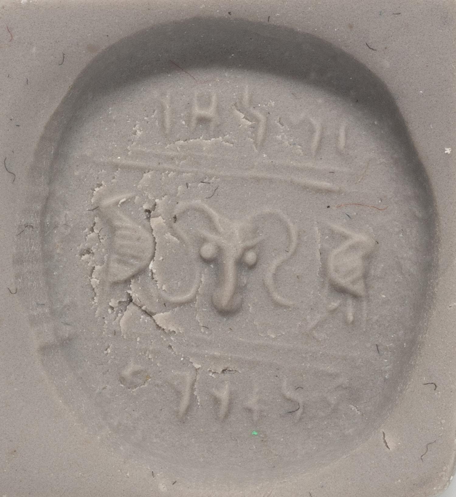 A Canaanite Red Jasper Scaraboid with an Inscription
