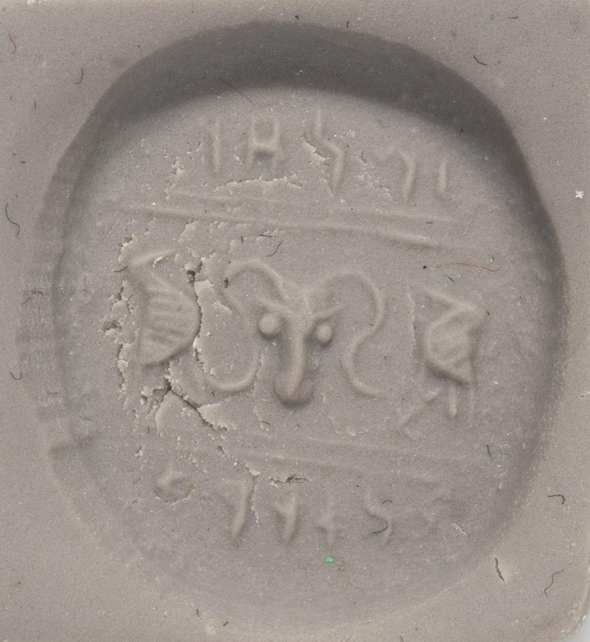 A Canaanite Red Jasper Scaraboid with an Inscription