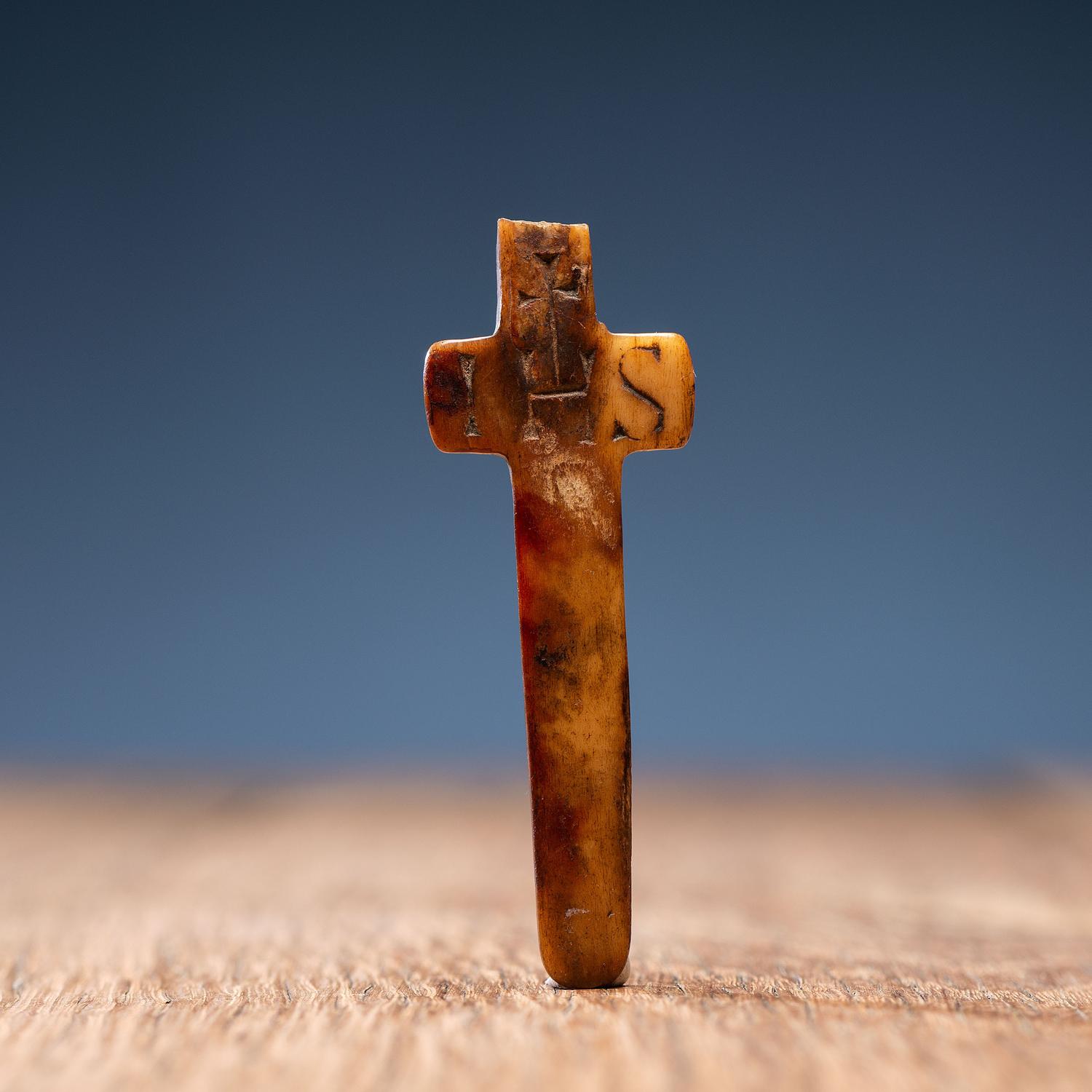 Carved Bone Crucifix