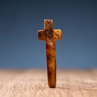 Carved Bone Crucifix
