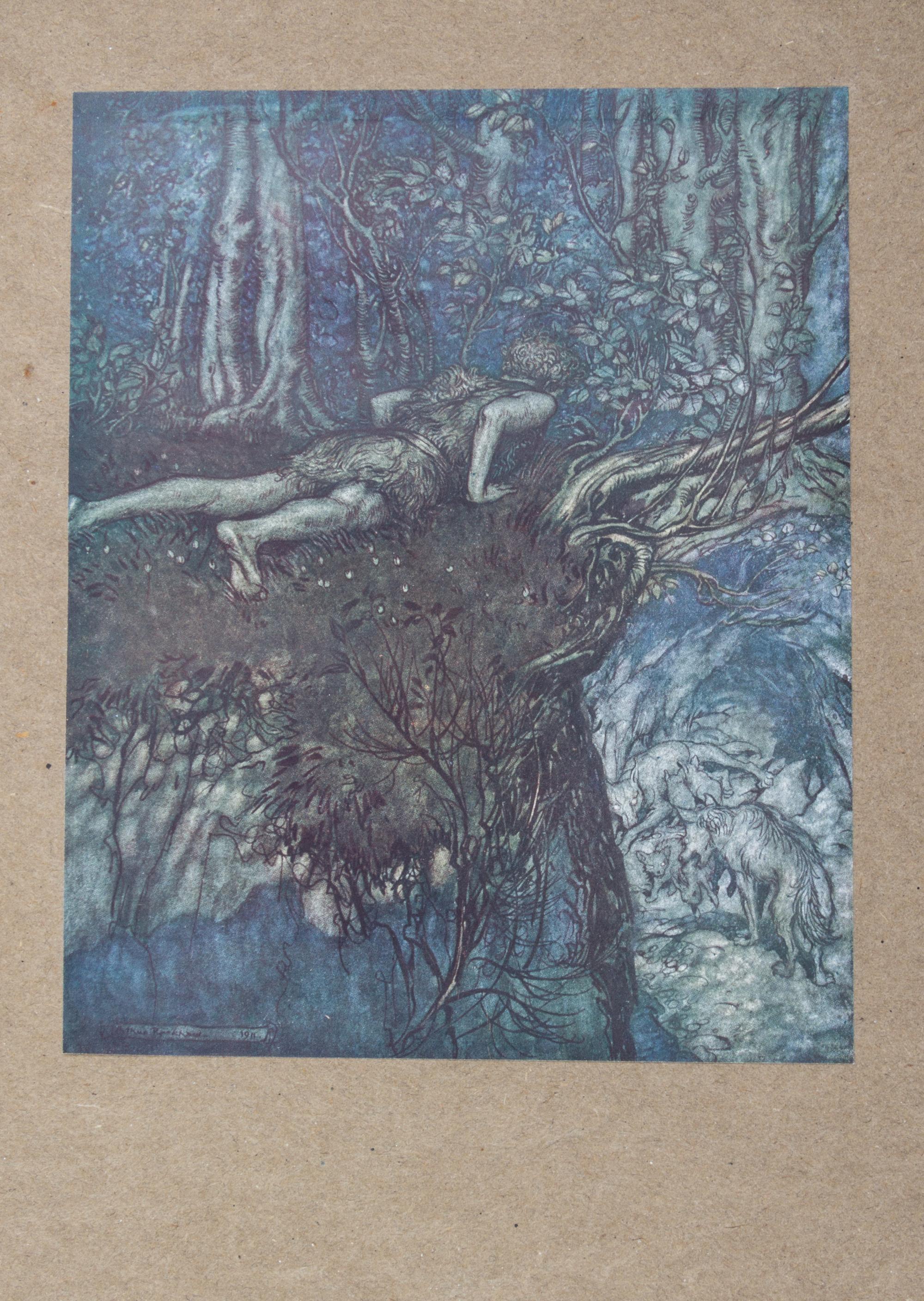 (HALPIN, BILL; RACKHAM, ARTHUR) WAGNER, RICHARD. Siegfried and the Twilight of the Gods. London, 1911. Limited, signed.