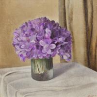 Viole nel Vaso (Violets in a Vase), circa 1923