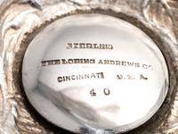 A Pair of American Repousse Silver Tazze