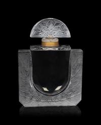 A Lalique Factice Perfume Bottle with Case