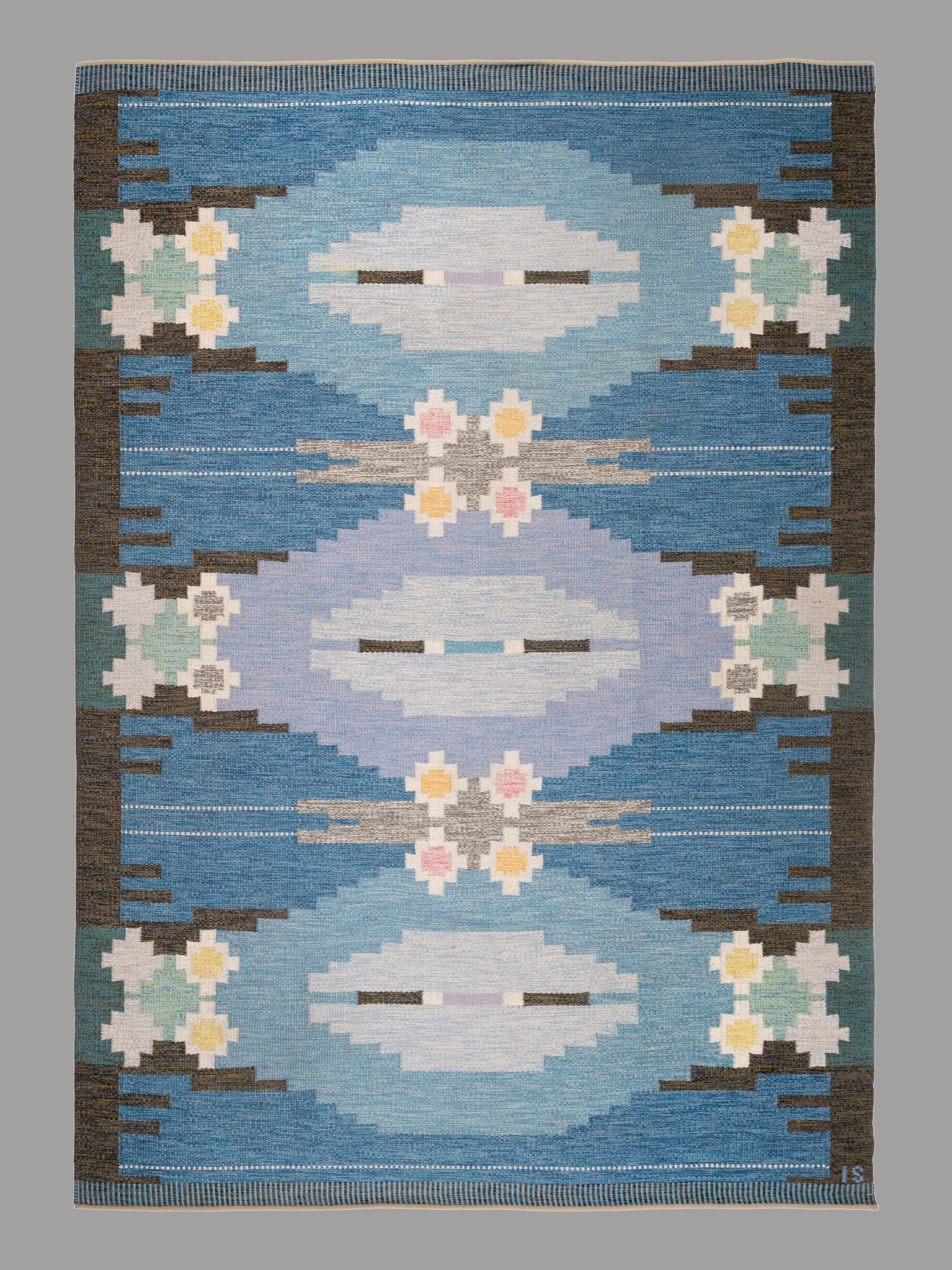 'Örbyhus' Flatweave Rug Sweden, c. 1960