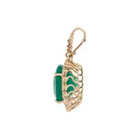 EMERALD AND DIAMOND PENDANT