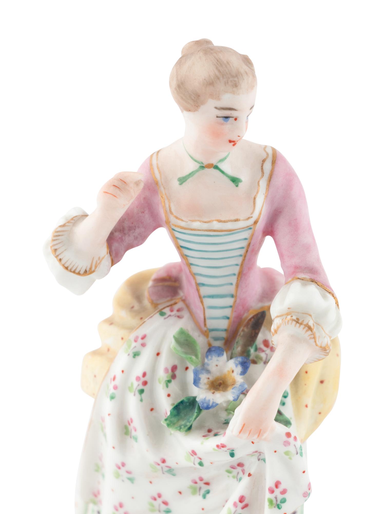 A Pair of Meissen Porcelain Figures