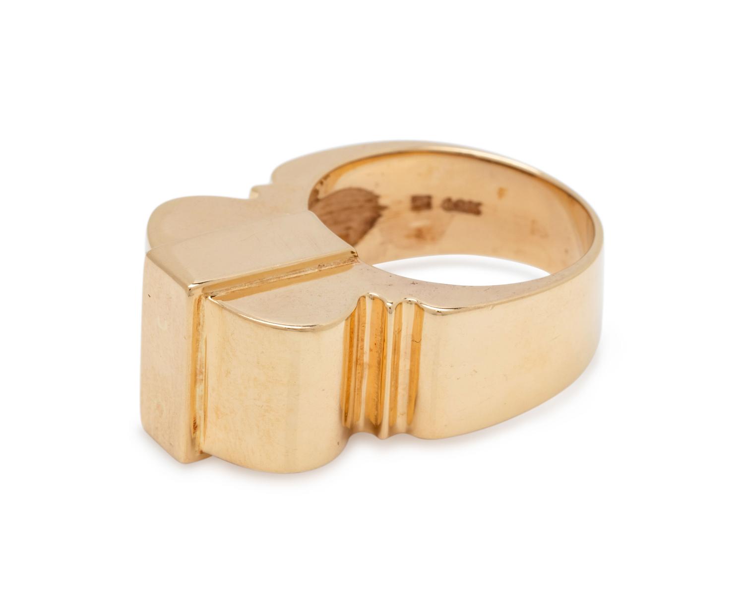 YELLOW GOLD RING