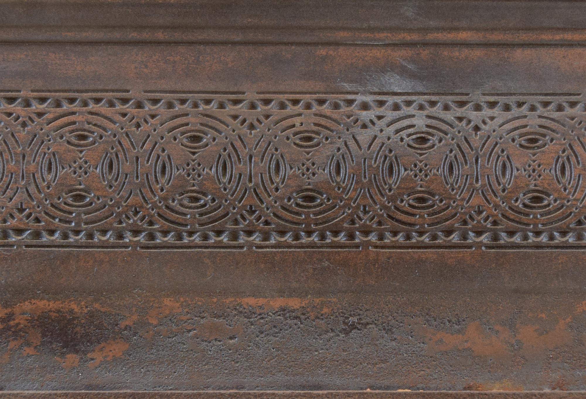 A Louis Sullivan Designed Stair Riser from the Chicago Stock Exchange 45" W x 3.5" D x 9.5" H — United States, Circa 1893