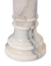 A Pair of Continental Carved Marble Pedestals