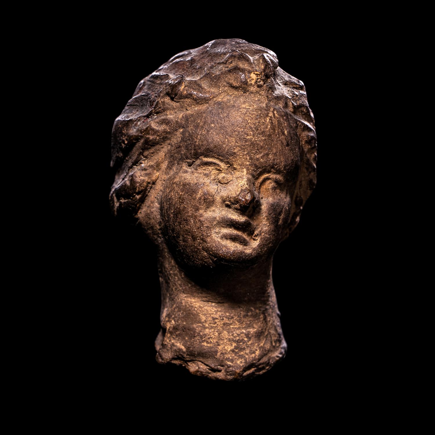 A Greek Terracotta Head