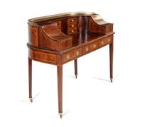 A Regency Mahogany Carlton House Desk