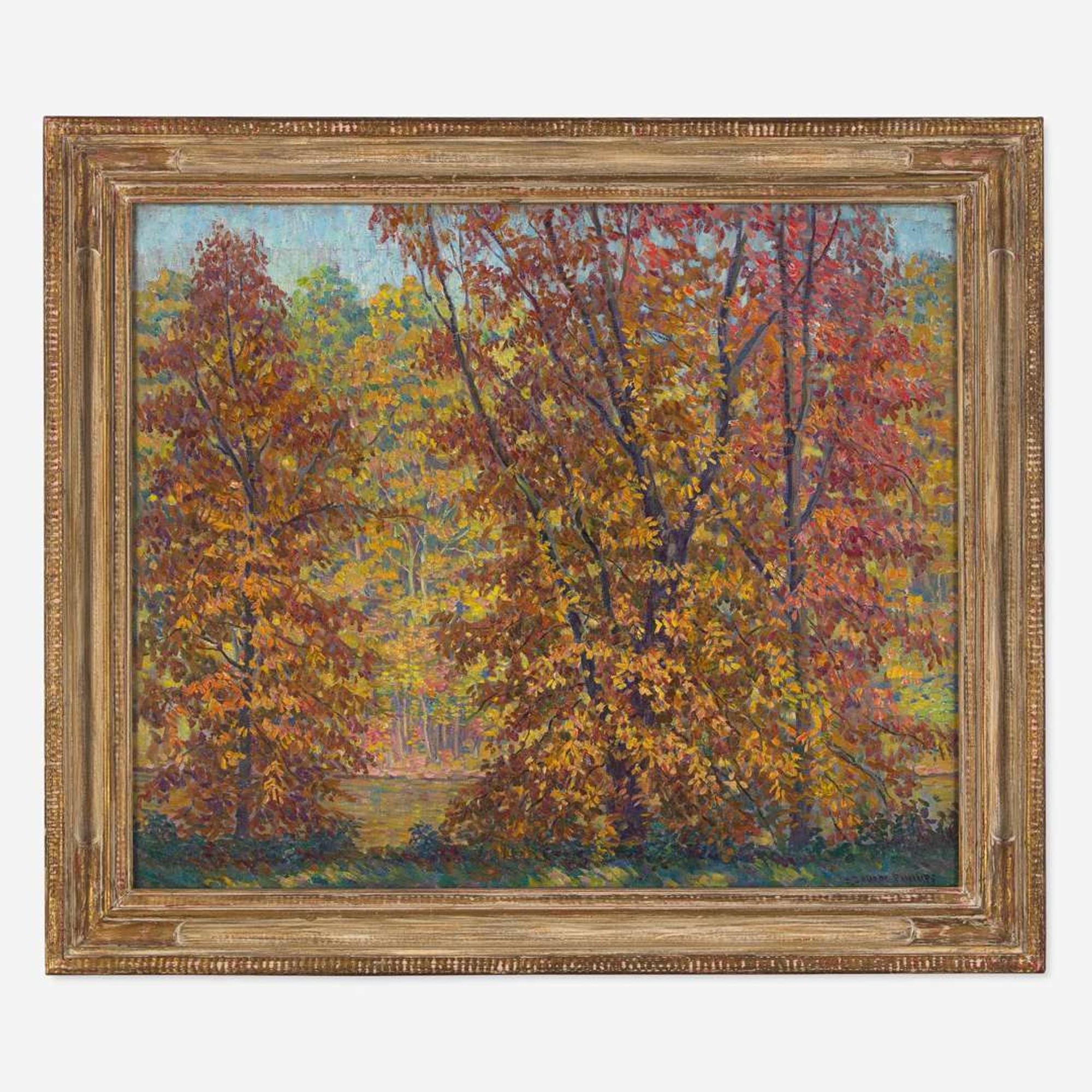 Samuel George Phillips (American, 1890–1965) Fall on the Delaware