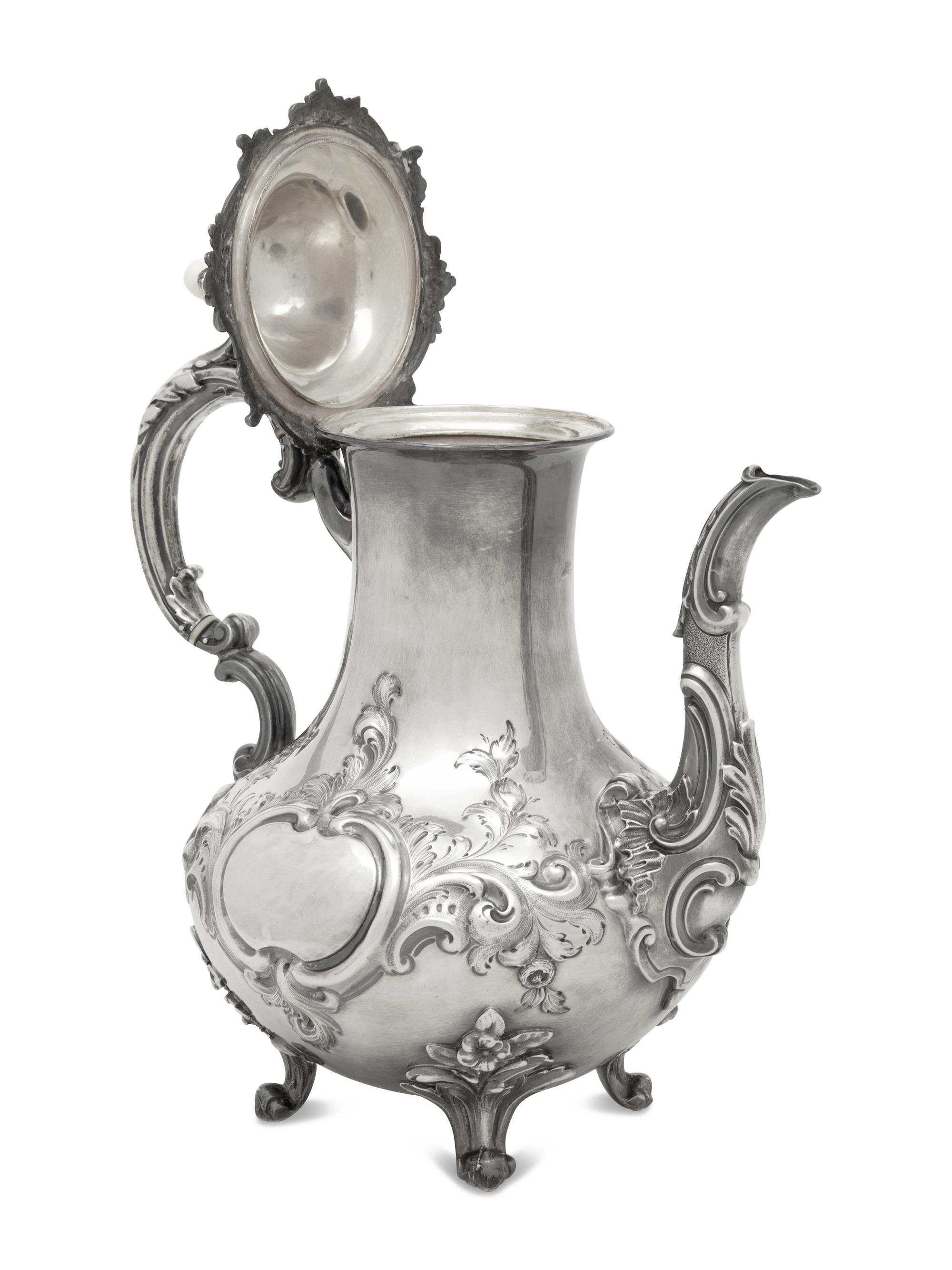 A Victorian Silver Coffee Pot