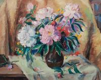 Francesco J. Spicuzza, (Wisconsin, 1883-1962), Peonies