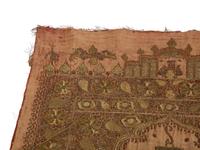 A Southeast Asian Gilt-Thread-Embroidered Panel