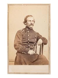 [CIVIL WAR]. BRADY, Mathew, photographer. CDV of Union General William Hays. New York: E & H.T. Anthony, ca 1860s.