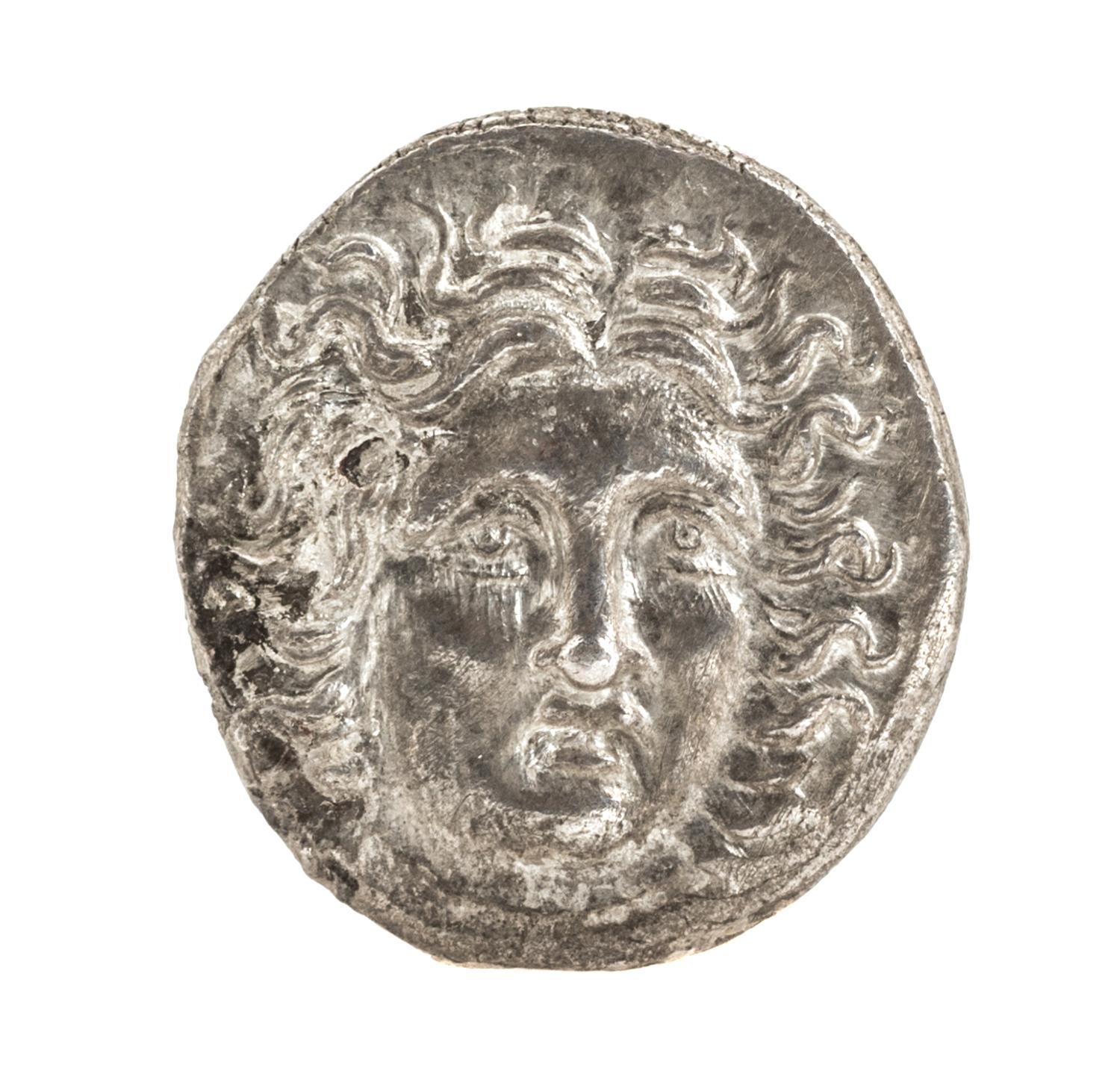 Islands off Cavla — Rhodes Silver Drachm