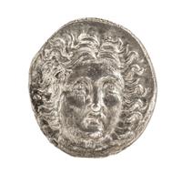 Islands off Cavla — Rhodes Silver Drachm