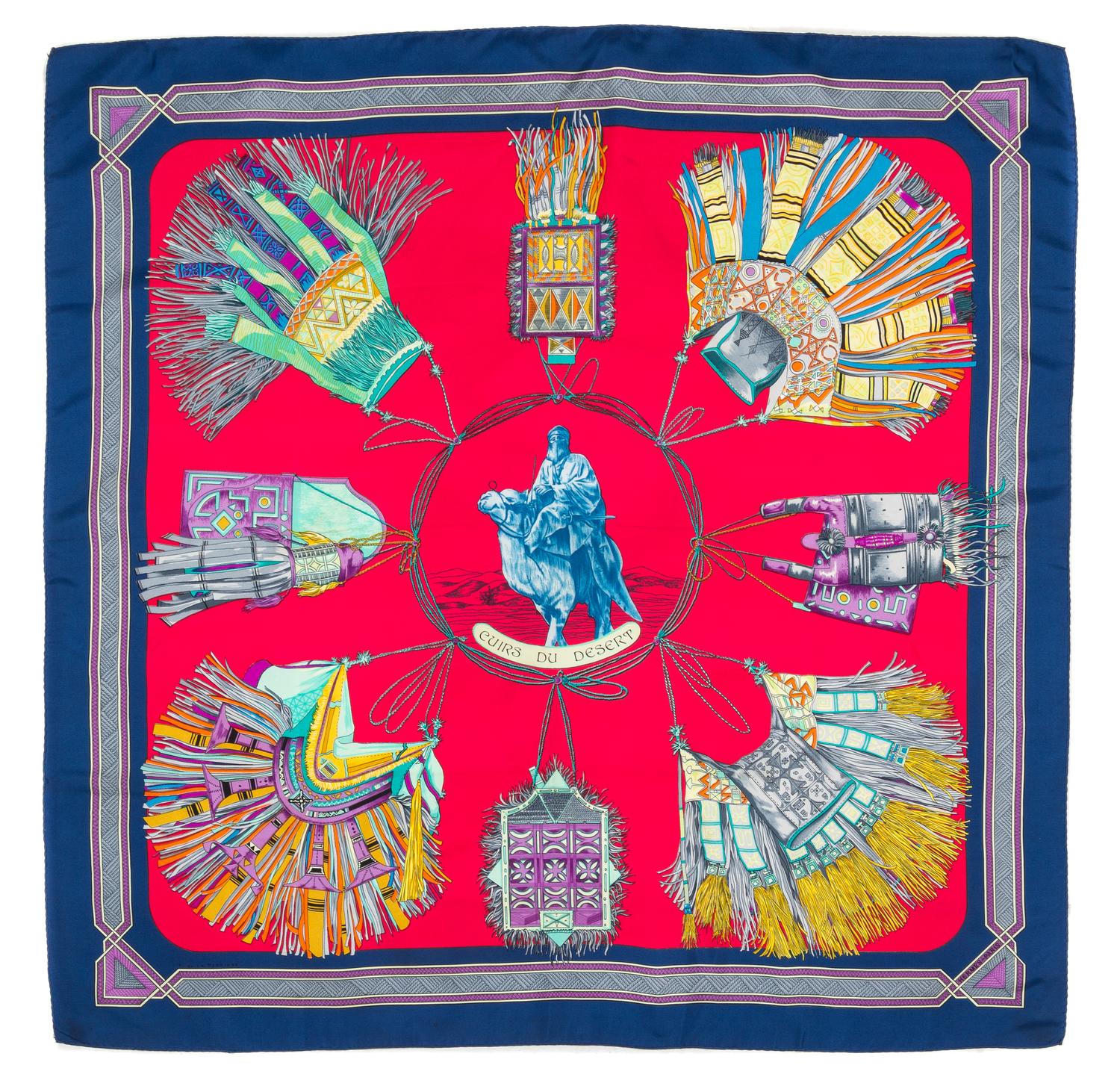 An Hermes 90cm Silk Scarf, 36" x 36"