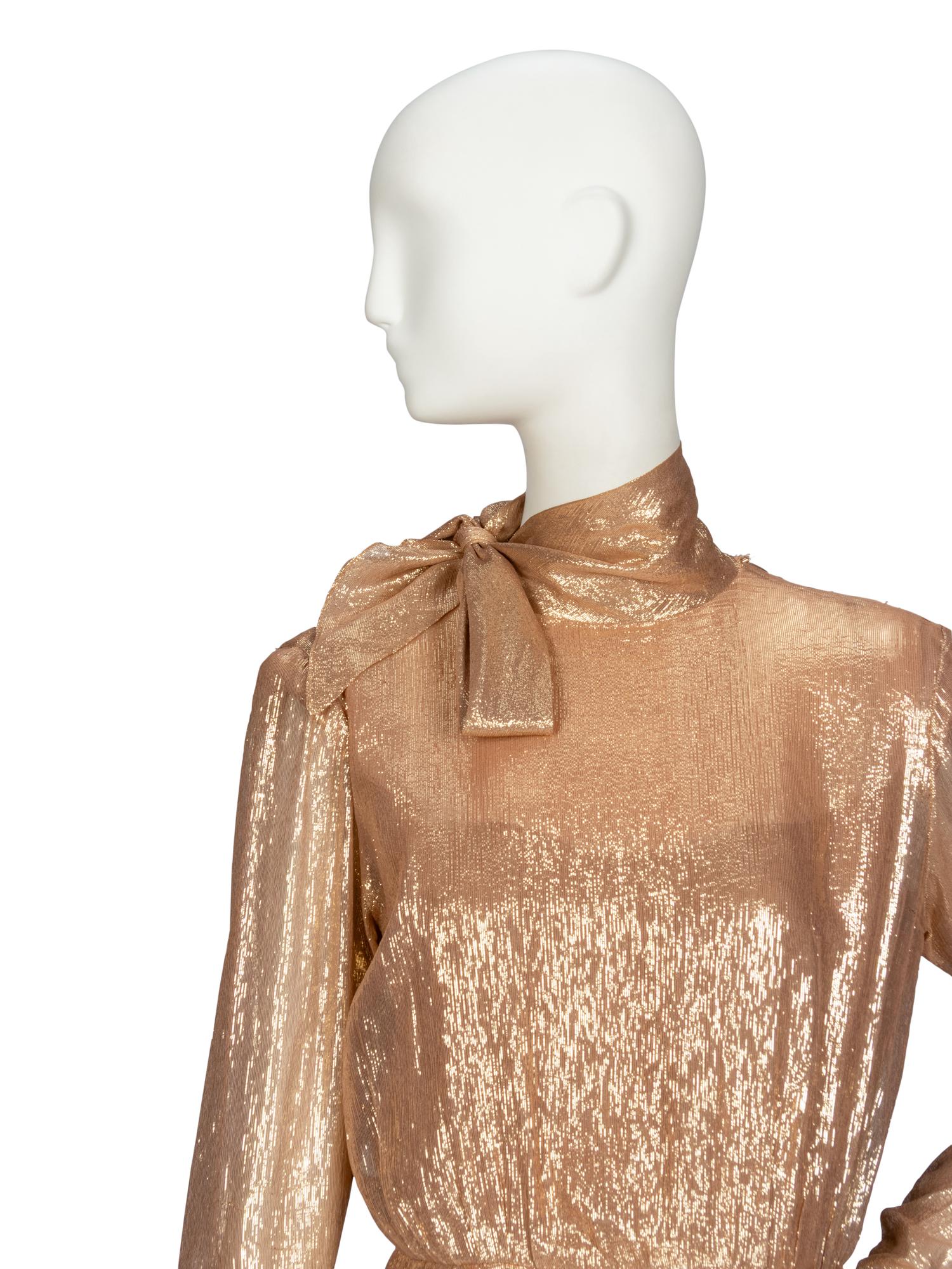 Bob Mackie, Gold Lamé Gown worn by Lucille Ball
