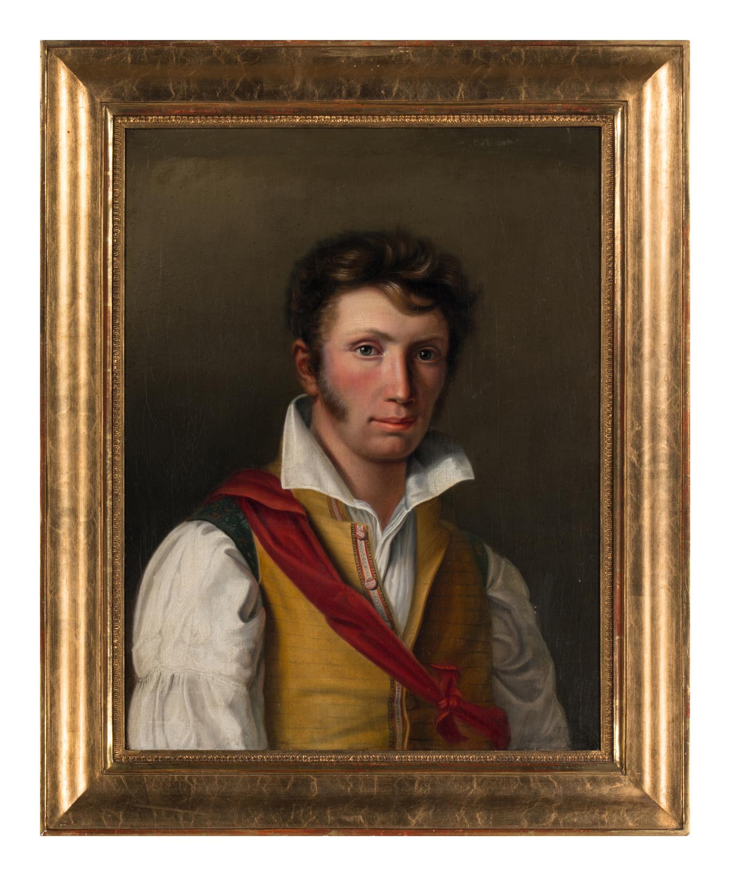 Portrait of a Young Man in a Yellow Waistcoat, 1817