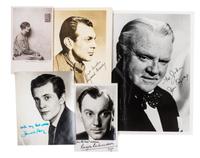 (THEATER) 11 documents signed by actors and actresses, American and British.