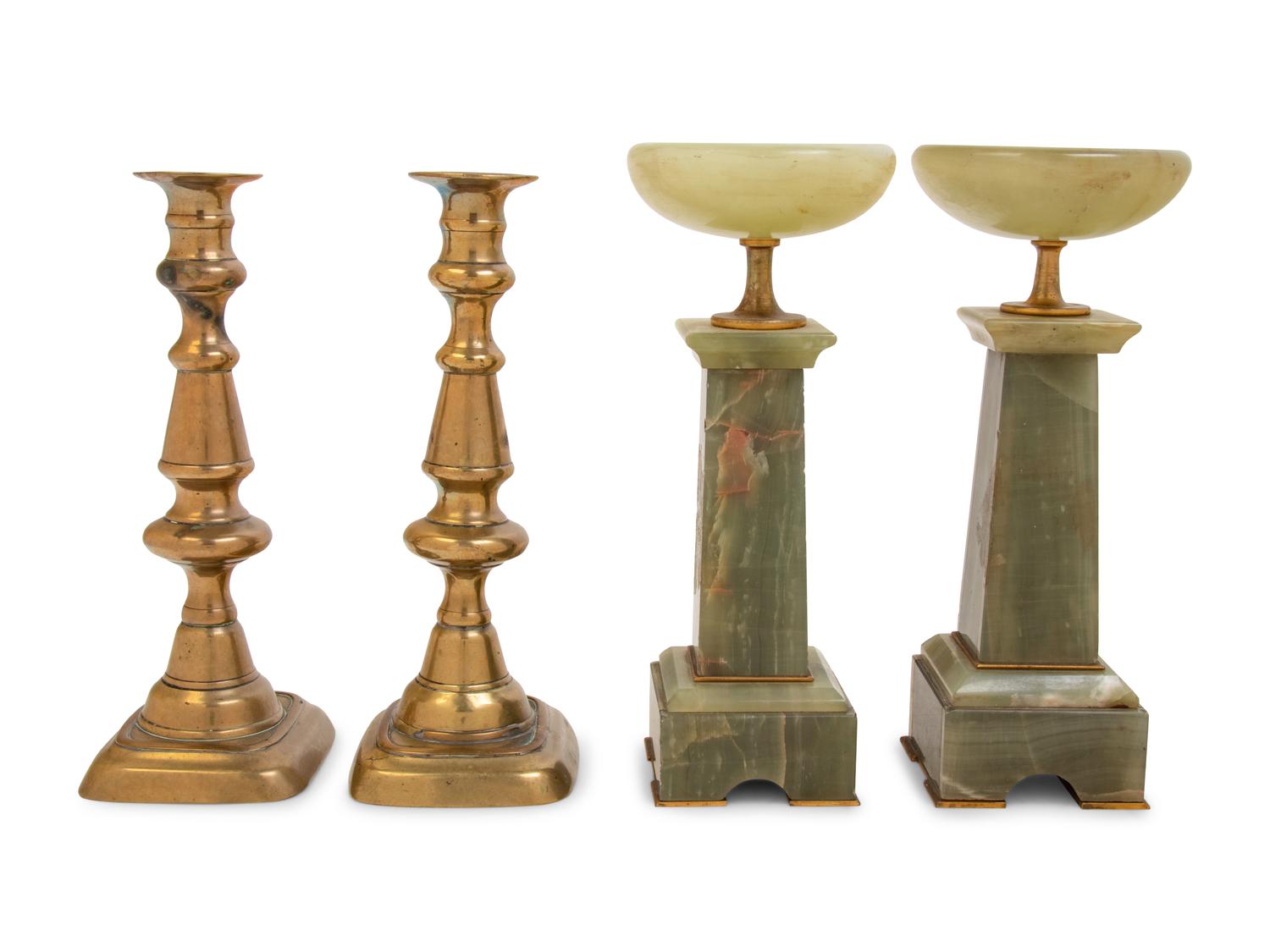 Two Pairs of Table Articles