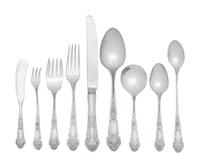 A Reed and Barton French Renaissance Silver Flatware Service