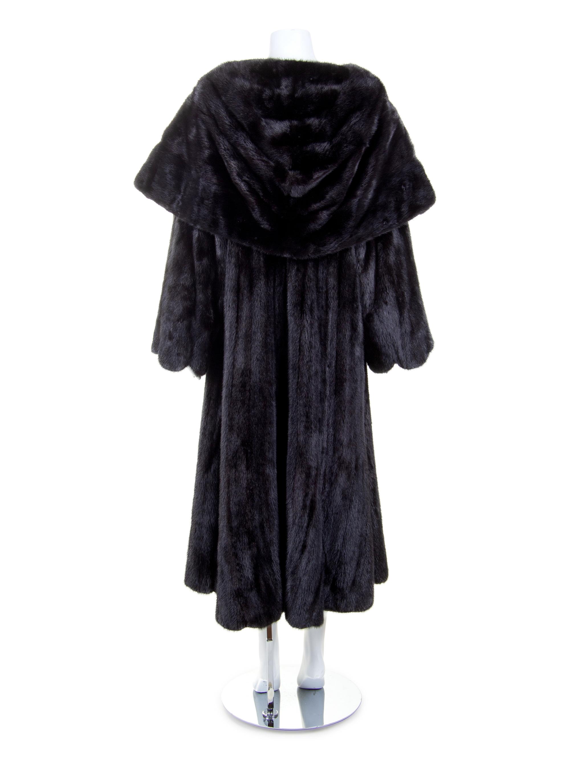 Elan Furs Long Mink Coat, 1990-2000s
