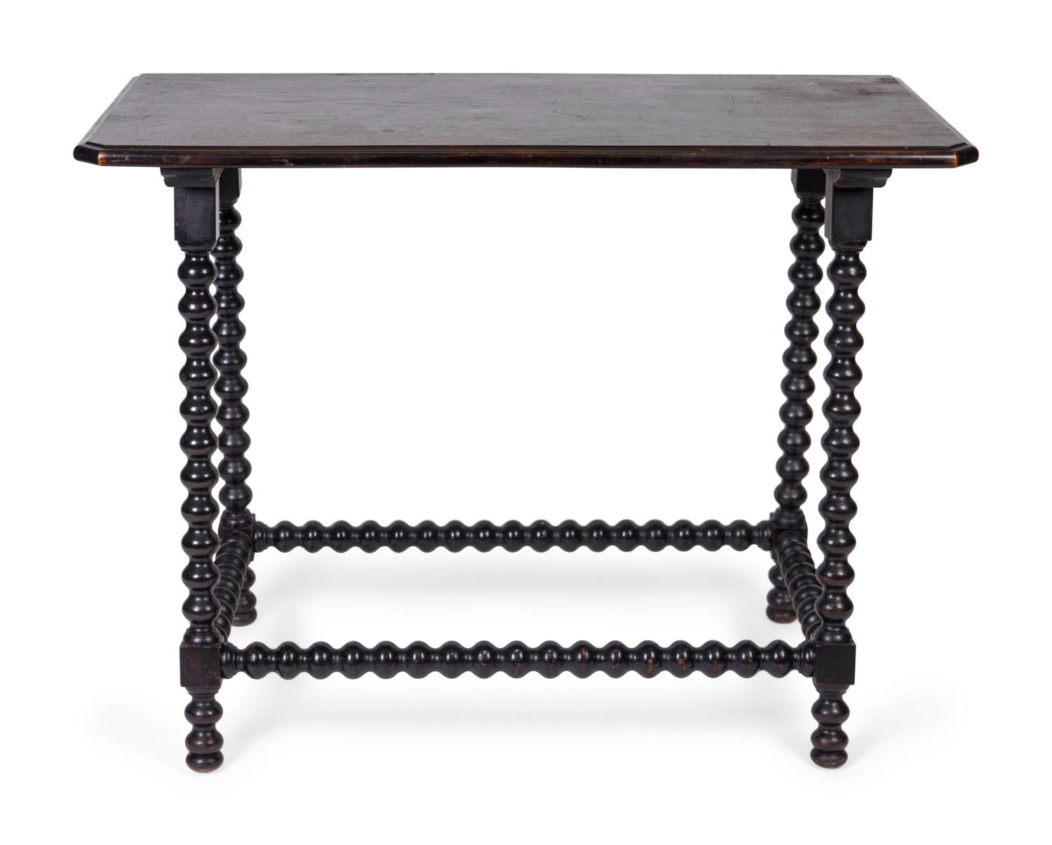 An English Oak Bobbin Table — 19TH CENTURY