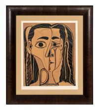 Pablo Picasso (Spanish, 1881–1973) Jacqueline au Bandeau de Face (Grand Tête de Femme) , 1962